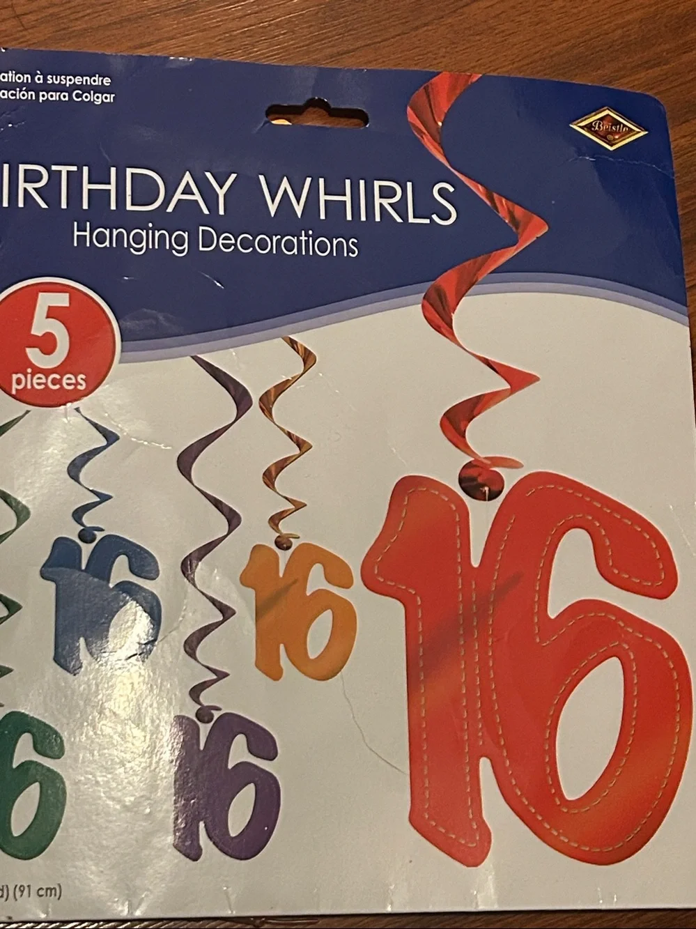 Sweet 16 Party Accessories Bundle of 2